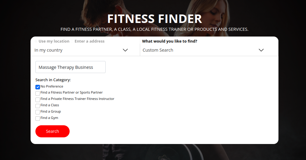 Fitness Finder Massage Therapy FTA