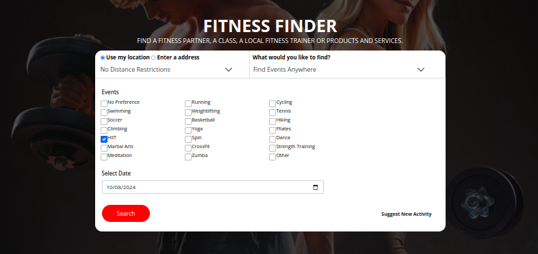 Fitness Finder FTA HIIT Event